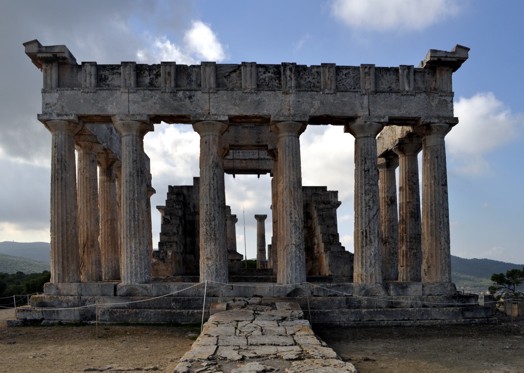 Aphaia at the golden hour